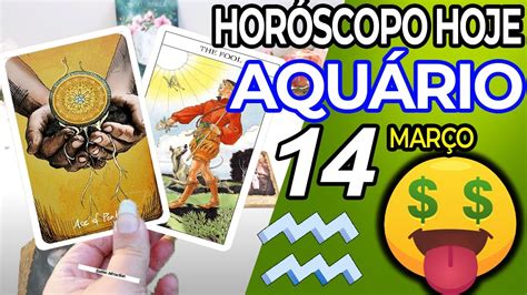 GANHE A LOTERIA Horoscopo do dia de hoje AQUÁRIO 14 março 2023