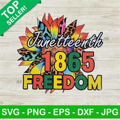 Juneteenth Freedom Sunflower Leopard Png Juneteenth