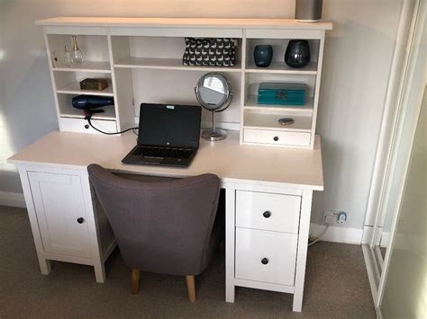 Ikea Hemnes Desk With Add On Unit White In Richmond London Gumtree