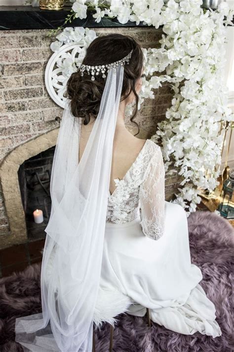 Pin By Athina Dee On Wedding Makeuphair Boho Wedding Veil Bridal