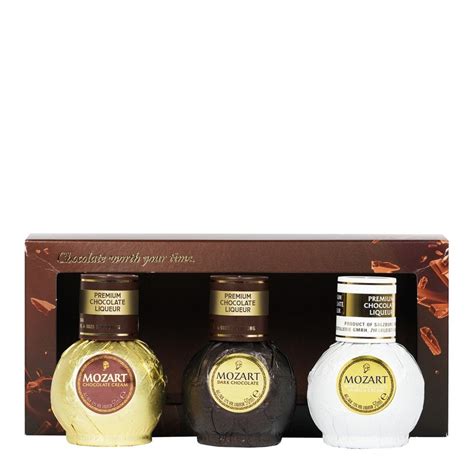 Mozart Chocolate Liqueur 3x5cl Miniature Gift Pack Gift Ideas From