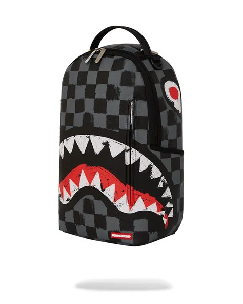 Zaino Sprayground Sharks In Paris Gray Paint Backpack