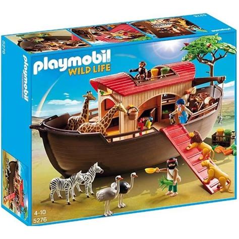 PLAYMOBIL Arche de Noé avec Animaux de la Savane Wild Life 5276