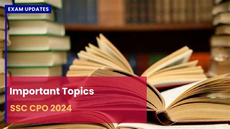 Ssc Cpo Important Topics Topics And Weightage