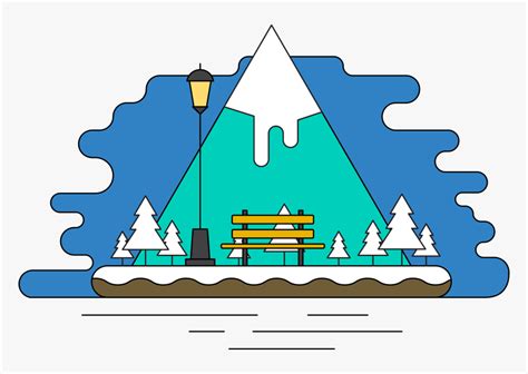 Snow Mountain Silhouette At Getdrawings - Clip Art, HD Png Download ...