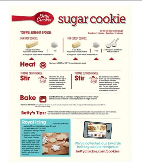 Betty Crocker Sugar Cookie Instructions Betty Crocker Sugar Cookie