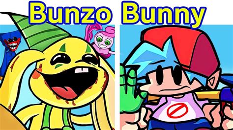 Friday Night Funkin Vs Bunzo Bunny Full Week Mommy Long Legs Fnf