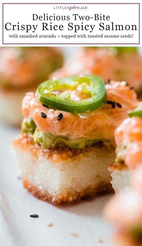 Crispy Rice Spicy Salmon Little Spice Jar