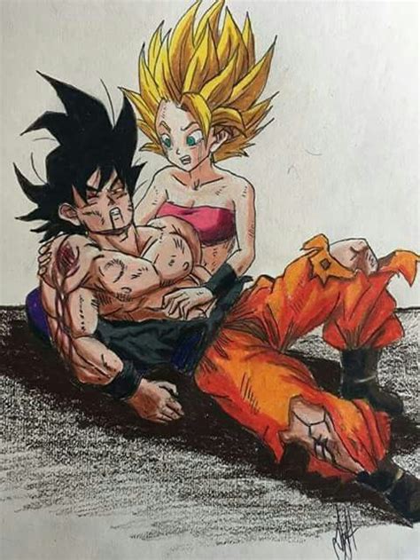 Pin De Edwin Alexis En Goku X Caulifla En Personajes De Goku