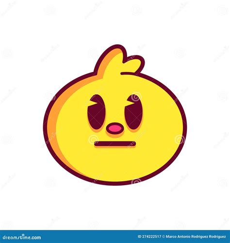 Imagen De La Cara Neutra Lindo Del Emoji Vector Aislado Ilustraci N Del