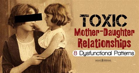 Toxic Mother Daughter Relationships 8 Dysfunctional Patterns