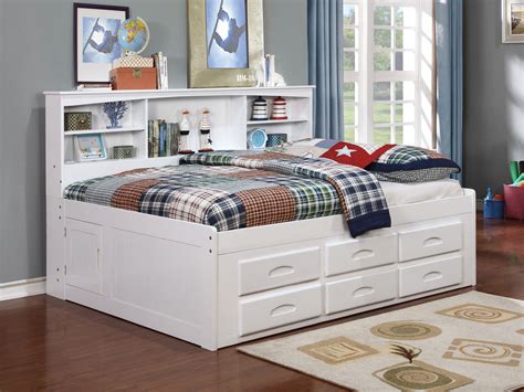 American Furniture Classics Model 0223-K6, Solid Pine Full Daybed with Six Drawer Storage Unit ...