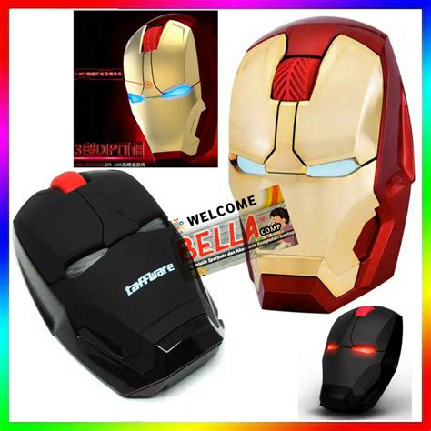 Jual IRON MAN MOS MOUS MOUSE WIRELES Mouse Gaming Iron Man Mouse