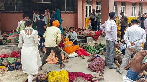 Uttar Pradesh Death Toll In Stampede At Bhole Baba Satsang In Hathras Reaches 116 Helpline