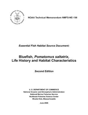 Fillable Online Nefsc Noaa Ecosystem Status Report For The Northeast