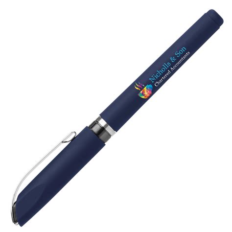 Custom Britebrand Soft Touch Cozy Gelebration Gel Pen Pens CA