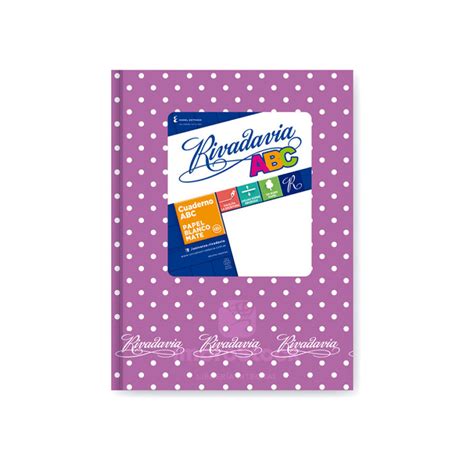 Cuaderno Escolar Abc Lunares Rayado X Hjs Rivadavia Estrada