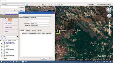 Como converter coordenadas UTM para Geodésicas Google Earth YouTube