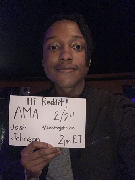 I’m Comedian Writer And Self Surgeon Josh Johnson Ama R Standupcomedy