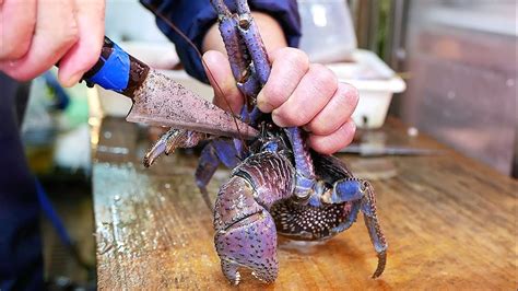 Japanese Street Food Coconut Crab Crab Curry Seafood Okinawa Japan