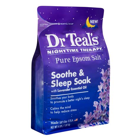 Dr Teals Soothe And Sleep Lavender Pure Epsom Salt Soaking Solution