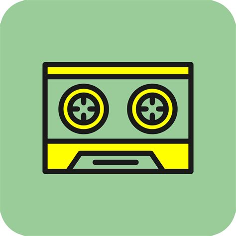 Cassette Vector Icon Design 21005024 Vector Art At Vecteezy