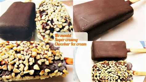 Real Choco Bar Ice Cream Recipe No Mould चोको बार आइस क्रीम बिना मोल्ड Easy Ice Cream