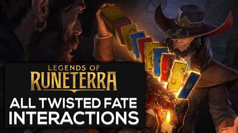 Twisted Fate Special Interactions Legends Of Runeterra Youtube