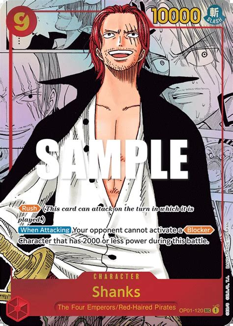 Shanks OP01 120 Romance Dawn Limitless One Piece