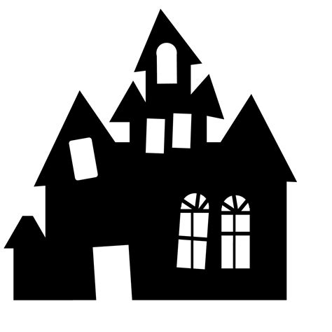 Printable Haunted House Template