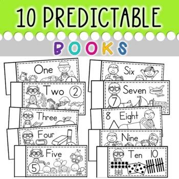 Number Words Books for Guided Reading (Predictable Text for Beginning ...