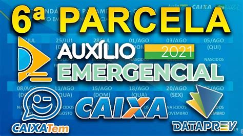 Tudo Sobre Os Pagamentos Da 6 Parcela Do AuxÍlio Emergencial 2021