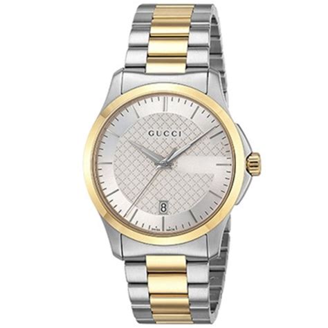 Gucci Mens Ya126450 G Timeless Two Tone Stainless Steel Watch For 630 For Sale From A