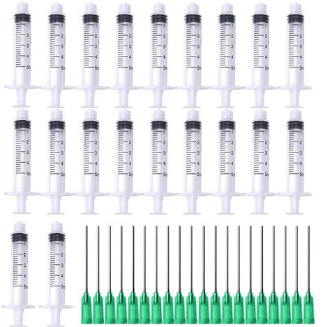 Buy Bhahai Pcs Syringes With Needles Ml Syringes With G