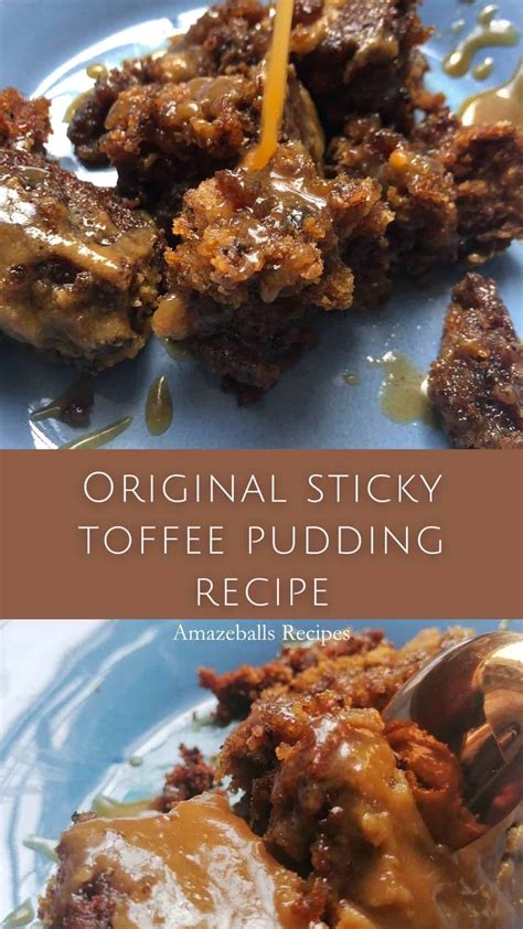 Easy Sticky Toffee Pudding Recipe - Amazeballs Recipes