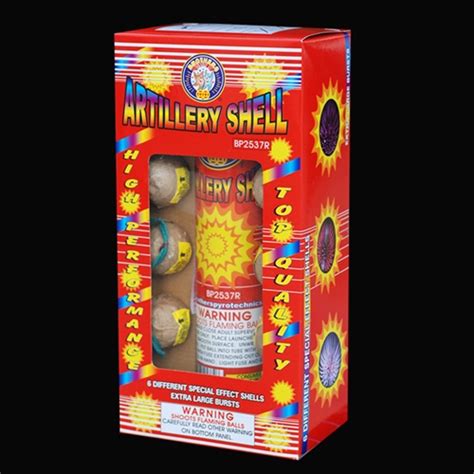 Brothers Artillery Shell Fireworks Festival Balls Red Box