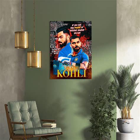 Cricket Legends Virat Kohli Canvas Print – Kotart