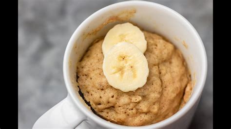 Banana Mug Cake Recipe 1 Minute Microwave Banana Cake YouTube