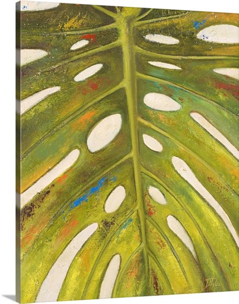 Tropical Leaf Ii Wall Art Canvas Prints Framed Prints Wall Peels