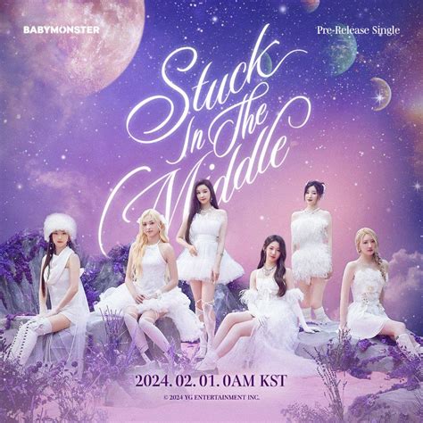 Babymonster Drop Teaser Poster For Stuck In The Middle Pre Release