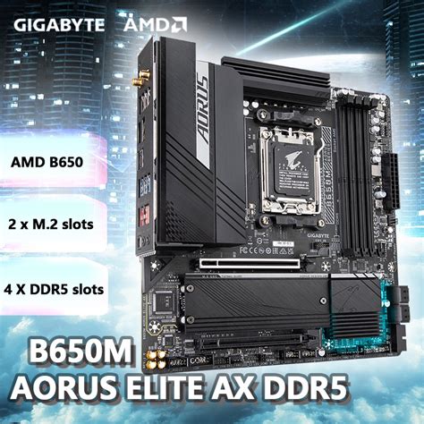 Gigabyte Novo Ga B M Aorus Elite Ax Novo Micro Atx Amd B Ddr