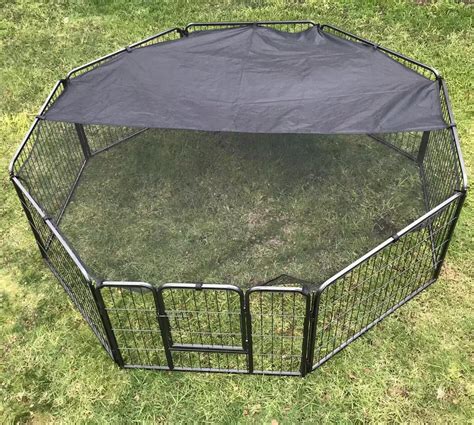 8 Panel Pet Dog Puppy Exercise Pen Enclosure Playpen Cover