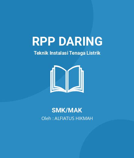 Unduh Rpp Dasar Listrik Dan Elektronika Alat Ukur Listrik Rpp Daring