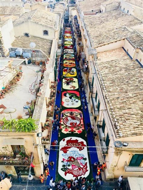 Infiorata Di Noto 2023 Nel Segno Del Cinema Al Via Il 20 Maggio