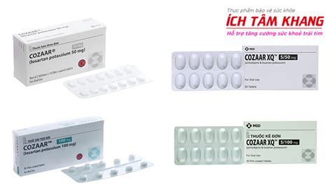 Thuốc Huyết áp Cozaar Losartan And Lưu ý Giúp Hạ áp An Toàn Nhất