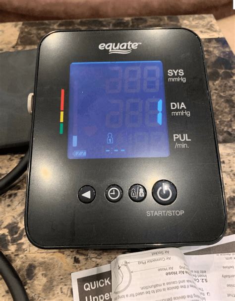 Equate Blood Pressure Monitor User Manual