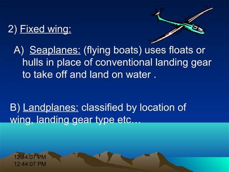 Aircraft Classifications Ppt