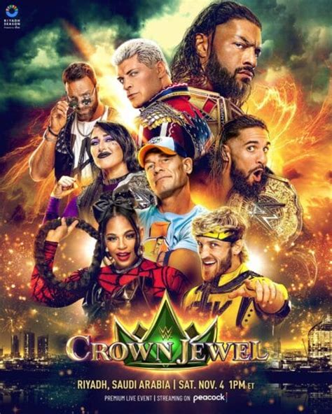 Bianca Belair Y La Knight En El Afiche De Crown Jewel