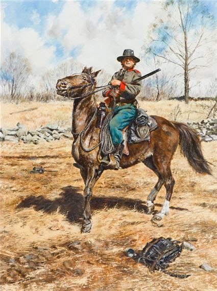 View Terry S Texas Ranger By Troiani Don Oil On Board X