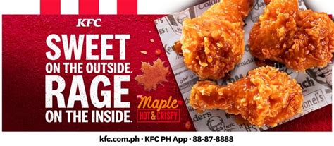 Kfc Maple Hot Crispy Chicken Delivers The Heat And Sweetness